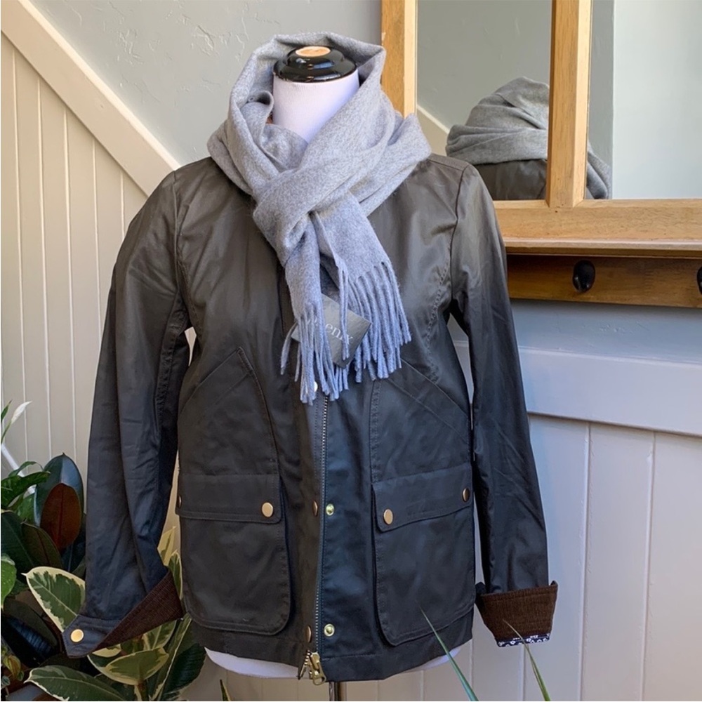 NWT Phenix 100% Cashmere Scarf in Grey